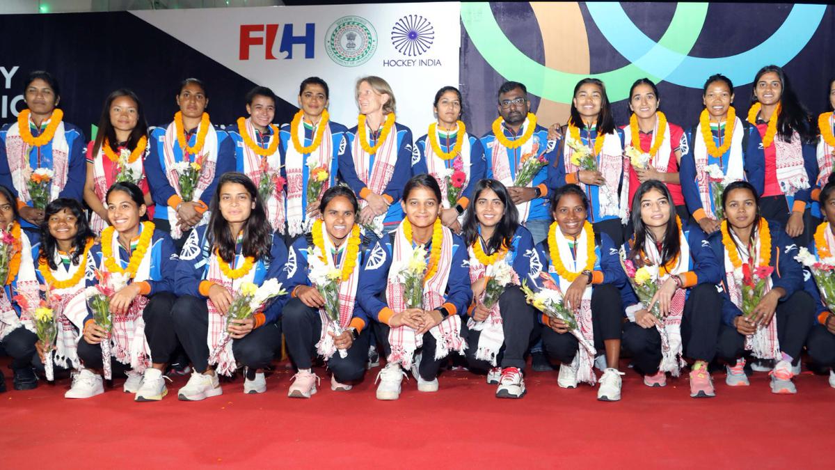 FIH Hockey Olympic Qualifiers 2024 Indian women’s team arrives in